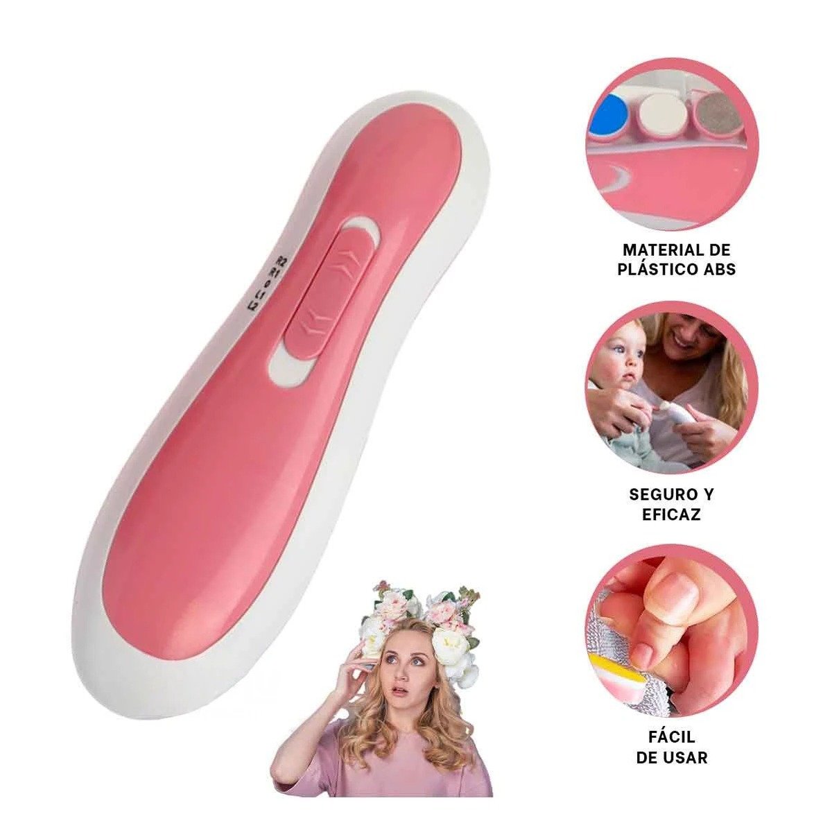 PACK6 INSTRUMENTO PORTATIL DE CEJAS BLANCO RECARGABLE ELEGANTE Y+REGALO STICKER - 2
