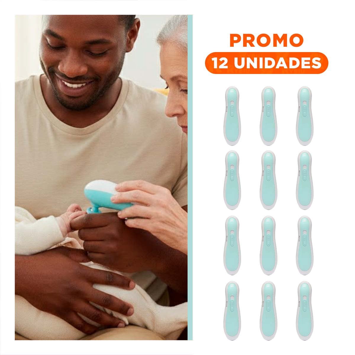 PACK12 DEPILACION DE CEJAS BLANCO RECARGABLE PARA USO DIARIO Y+REGALO STICKER - 1