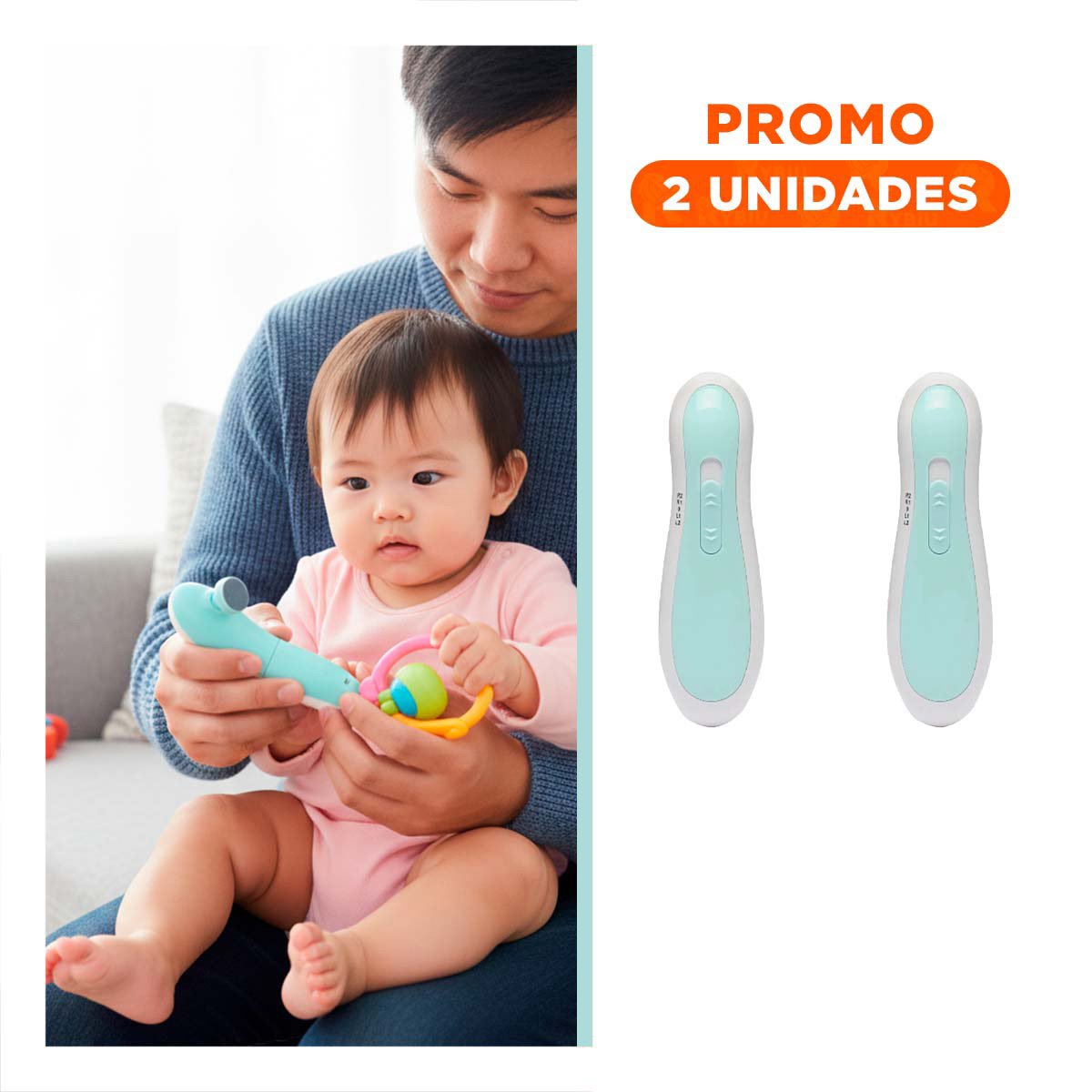 PACK2 RECORTADOR PORTATIL DE CEJAS BLANCO RECARGABLE PARA MUJER - 1