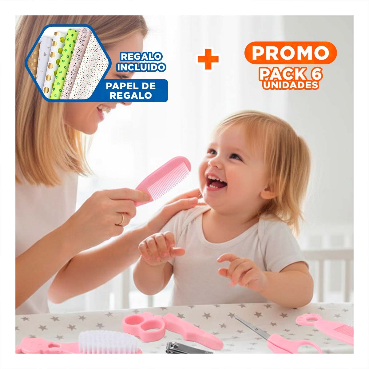 PACK6 SISTEMA PORTATIL DE CEJAS BLANCO RECARGABLE PARA PRECISION Y+PAPEL REGALO - 1