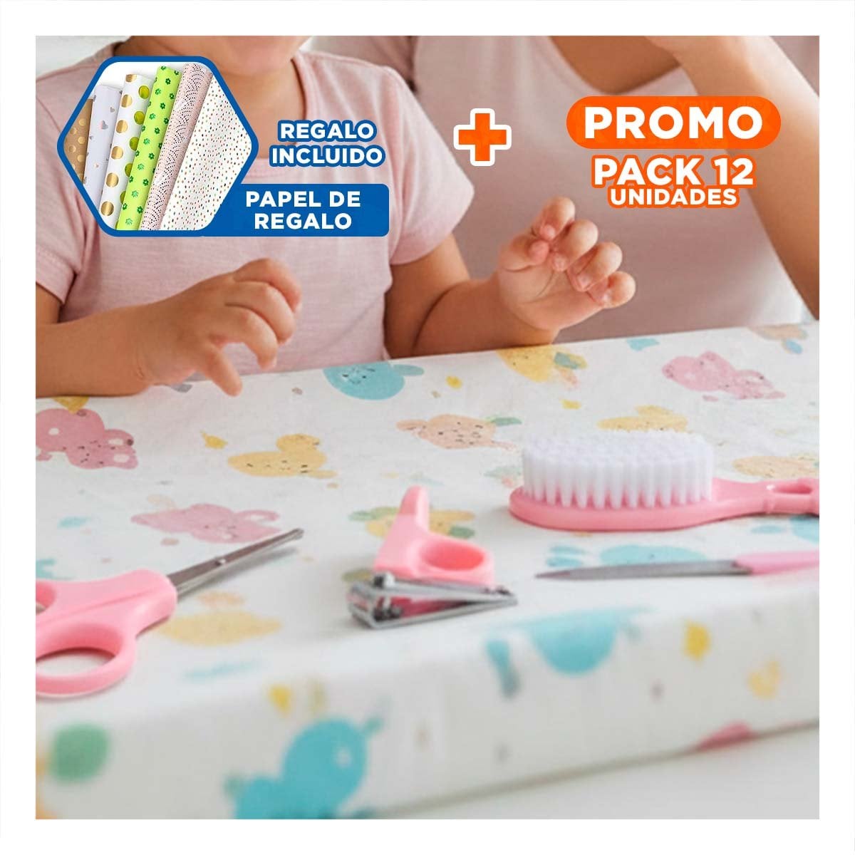 PACK12 ACCESORIO PORTATIL DE CEJAS BLANCO RECARGABLE MODERNO Y+PAPEL REGALO - 1