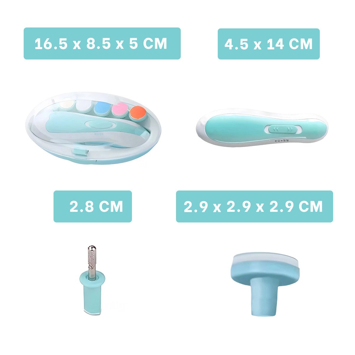 PACK4 DISPOSITIVO PORTATIL DE CEJAS BLANCO RECARGABLE PARA HOGAR - 4