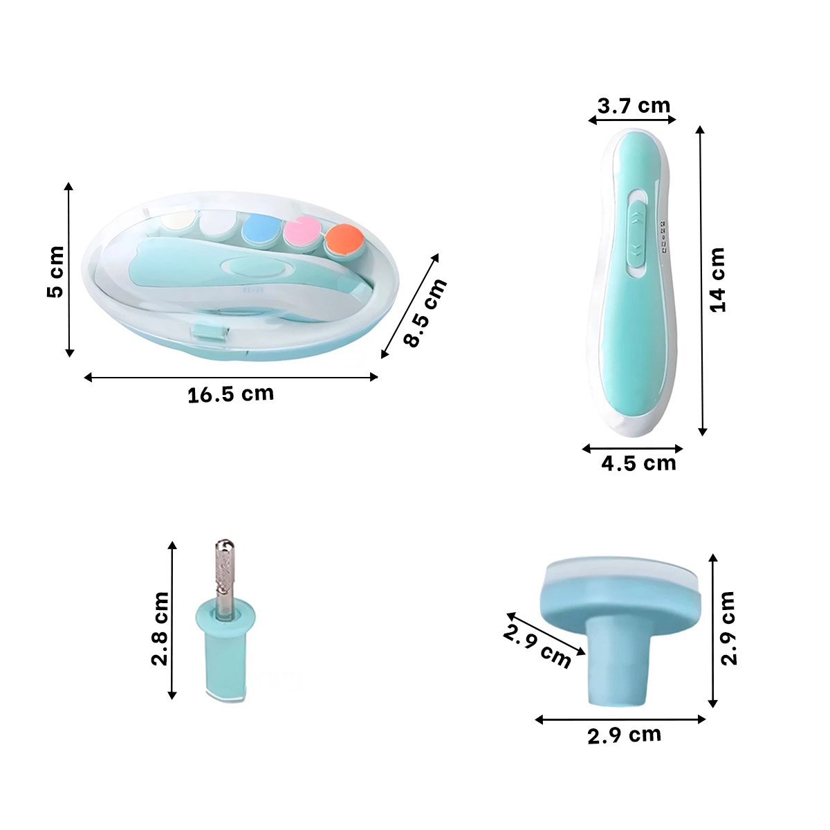 PACK12 ACCESORIO PORTATIL DE CEJAS BLANCO RECARGABLE MODERNO Y+PAPEL REGALO - 4