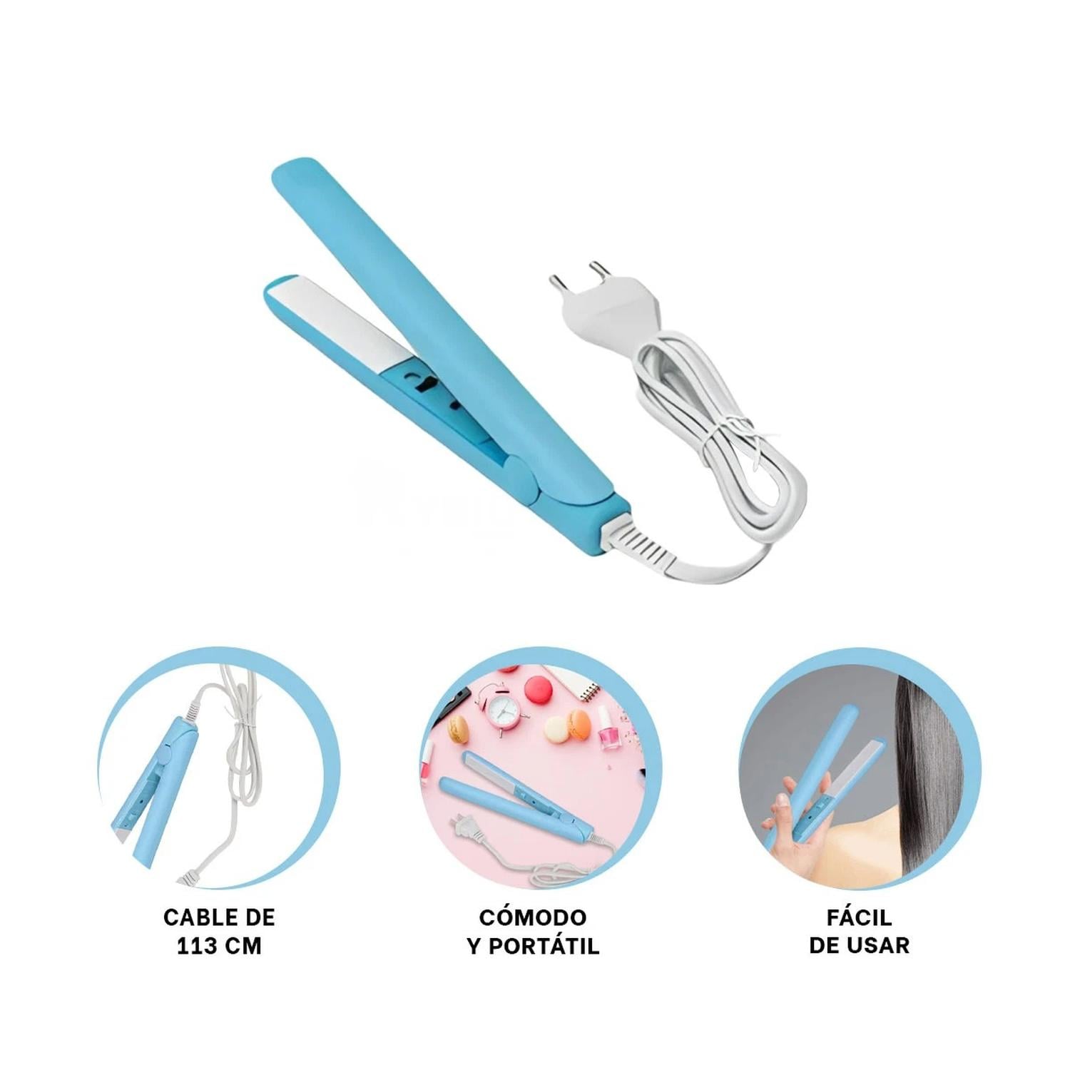 PACK4 ALISADOR UTIL PARA PELO CELESTE Y+PAPEL DE REGALO - 1
