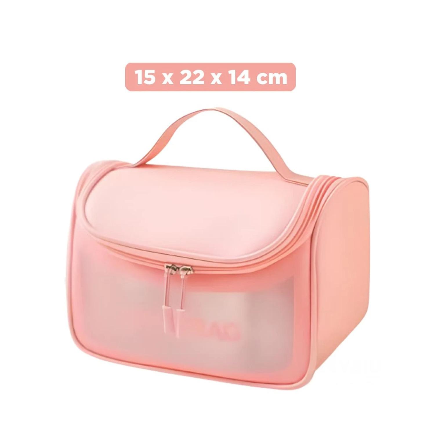 PACK12 ESTUCHE DE PRODUCTOS ESTETICOS EN COLOR ROSADO - 5