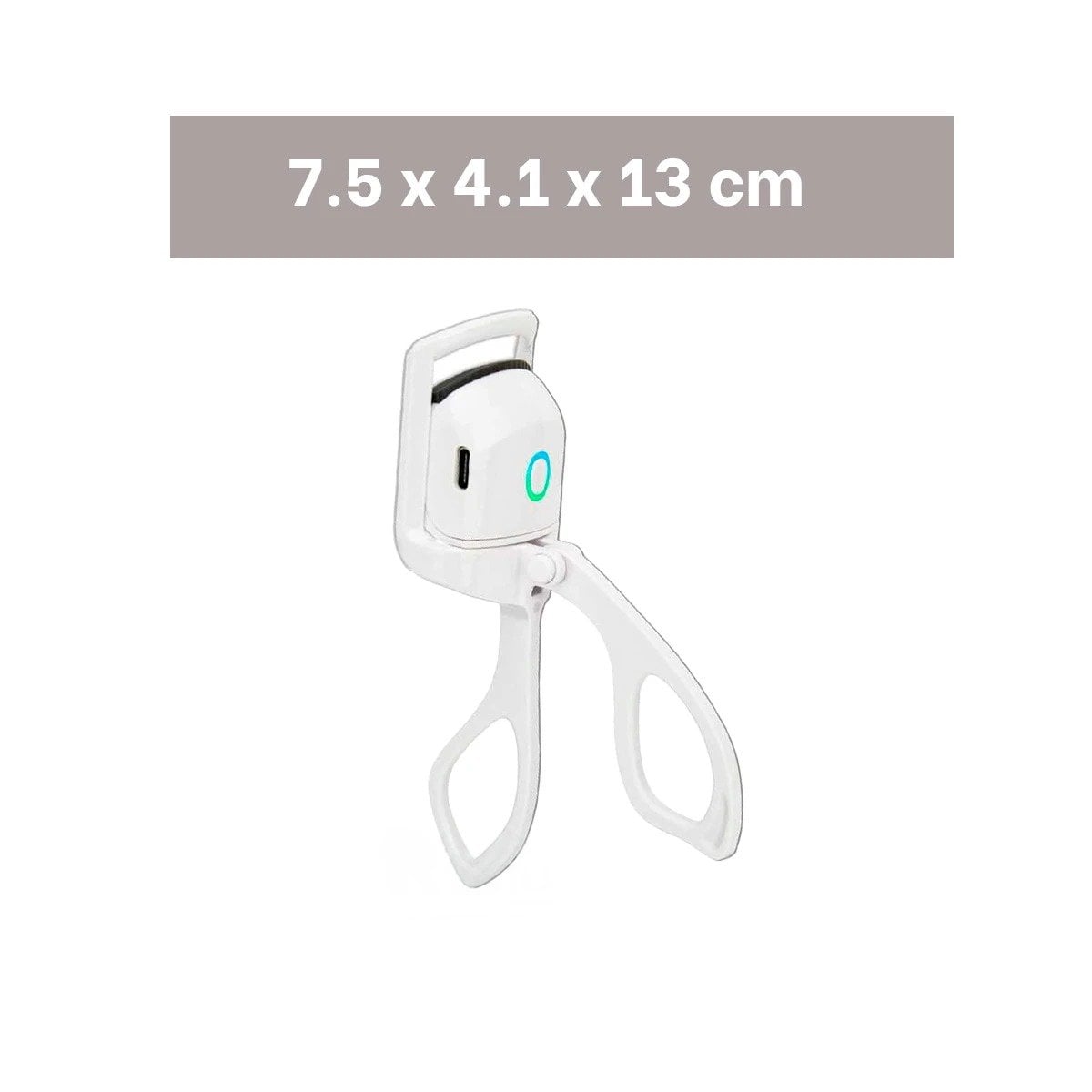 PACK4 TENAZA PRACTICA BLANCA ELECTRICA PARA CABELLO Y+PAPEL REGALO - 4