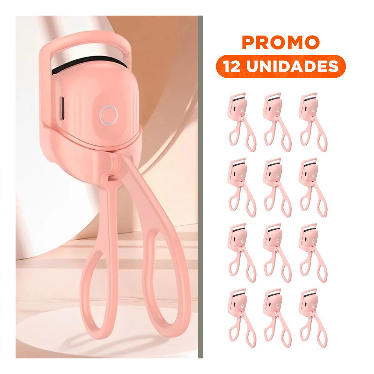 PACK12 MODELADOR PRACTICO ELECTRICO DE COLOR ROSADO Y+REGALO STICKER - 1