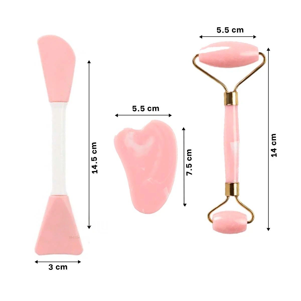 PACK6 KIT MUJER 3 DE LIMPIEZA FACIAL PLASTICO ROSADO BEBE Y+PAPEL REGALO - 4