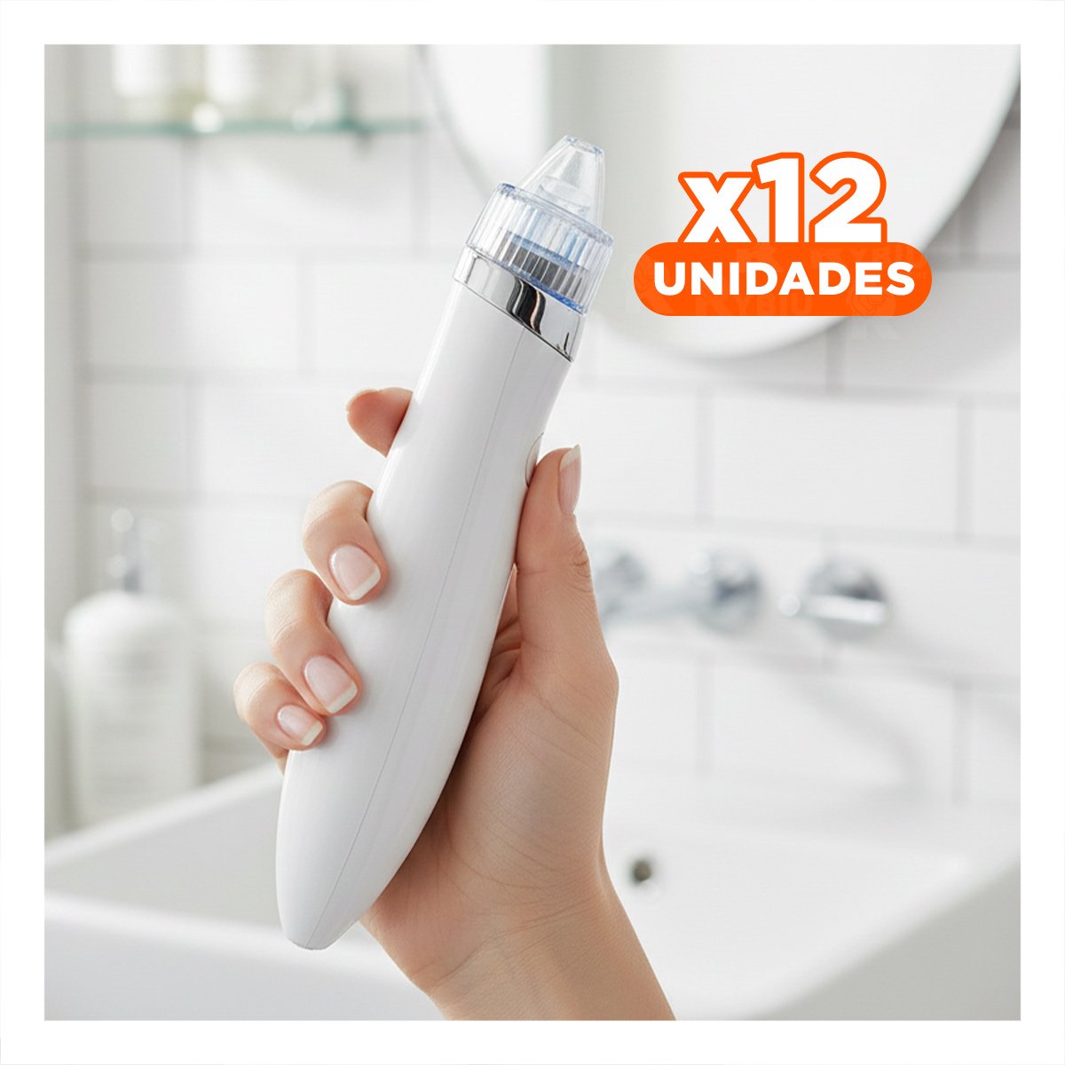 PACK12 REMOVEDOR ELECTRICO BLANCO PARA LIMPIEZA PROFUNDA DEL ROSTRO - 1