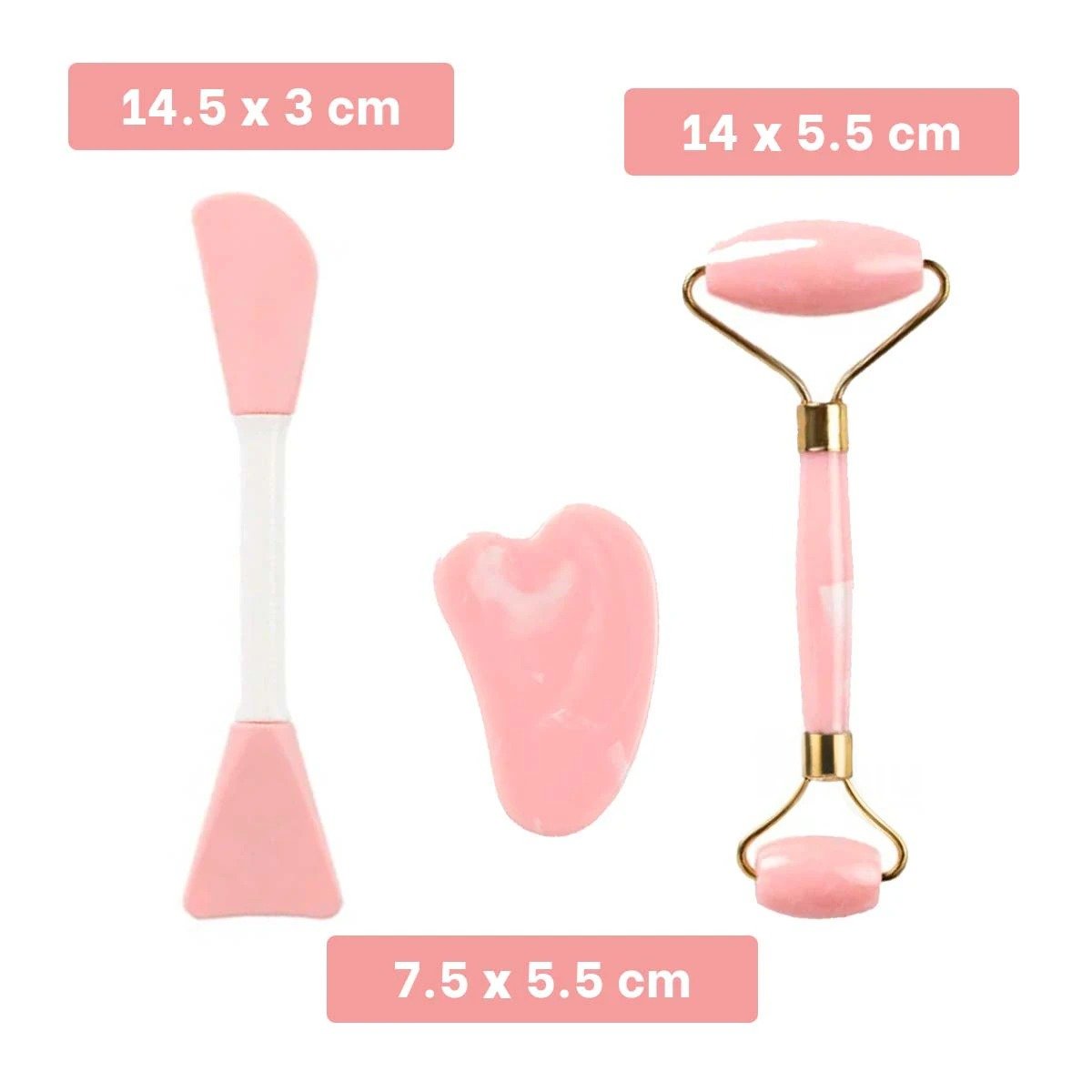PACK6 JUEGO MUJER 3 DE LIMPIEZA FACIAL PLASTICO ROSADO BEBE Y+REGALO STICKER - 4