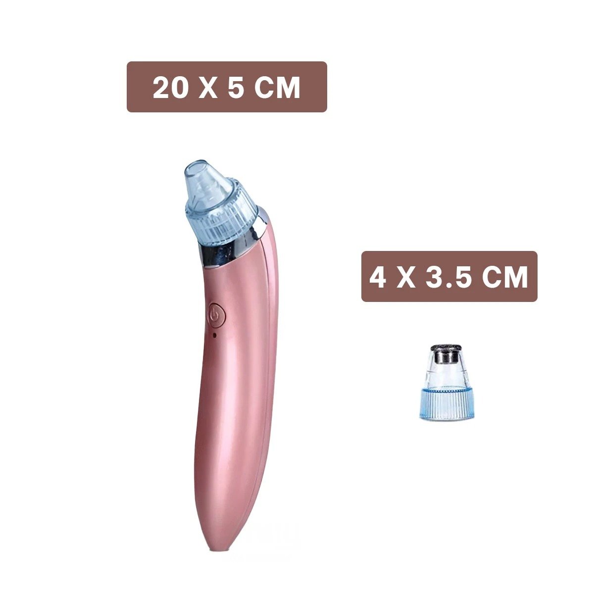 PACK4 ASPIRADOR PROFESIONAL ROSADO PARA CUIDADO DEL ROSTRO - 4