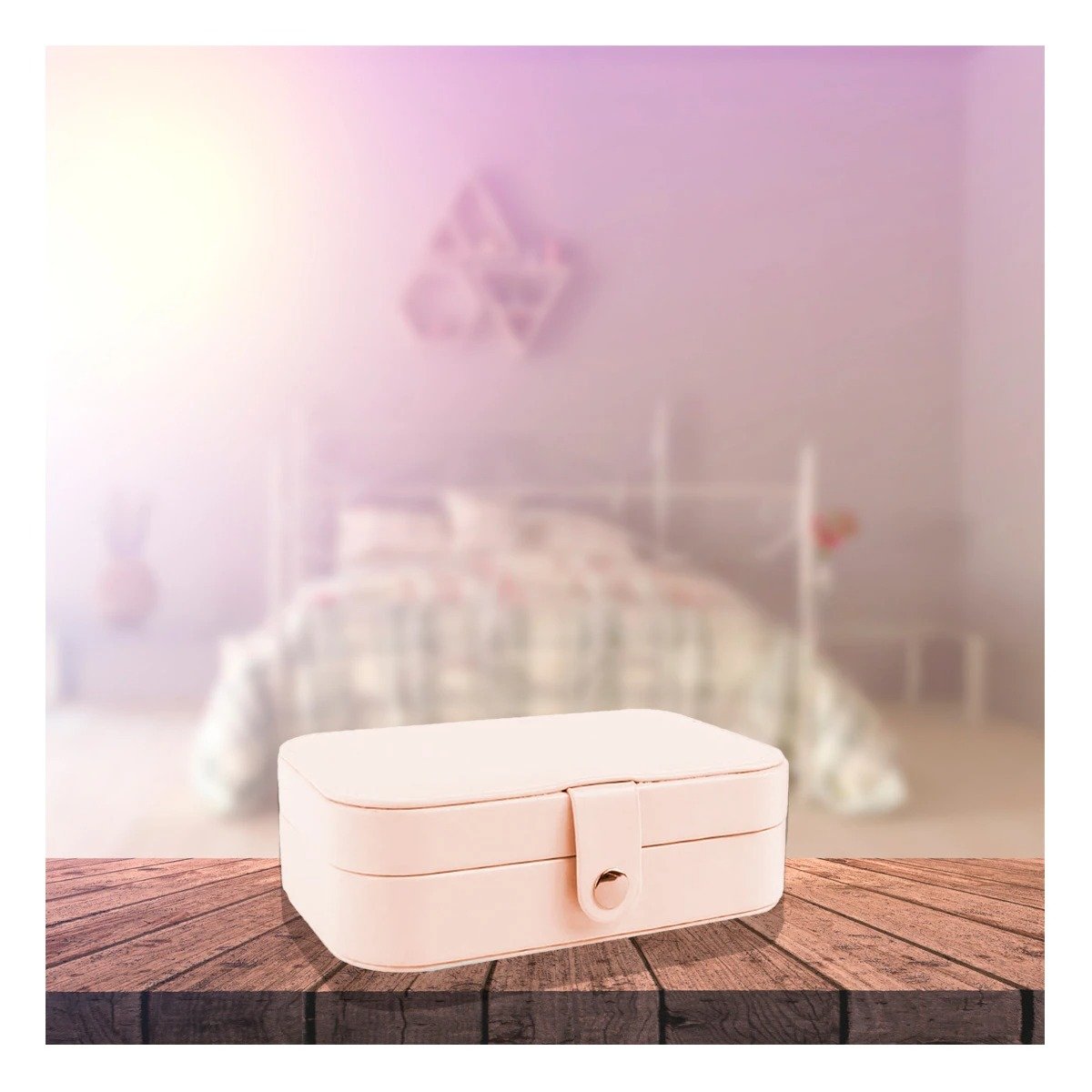 PACK4 ORGANIZADOR BEIGE CLARO 16X11X5 CM MULTIPLES COMPARTIMIENTOS Y+REGALO STICKER - 5