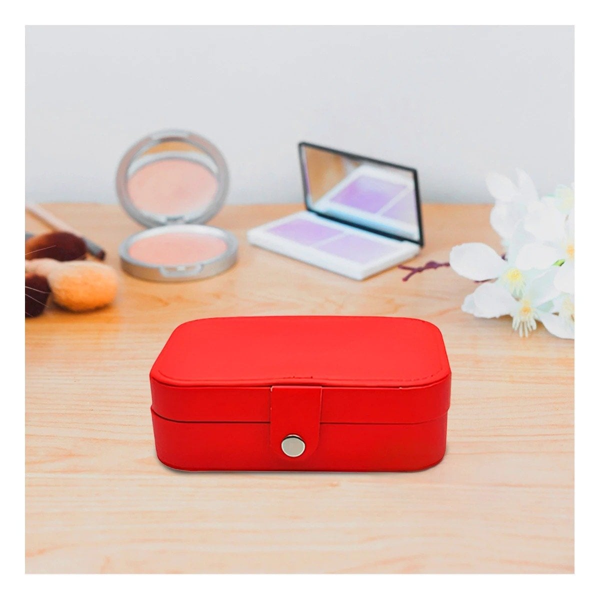PACK6 ALHAJERO CON SEPARADORES 16X11X5 CM ROJO Y+REGALO STICKER - 1