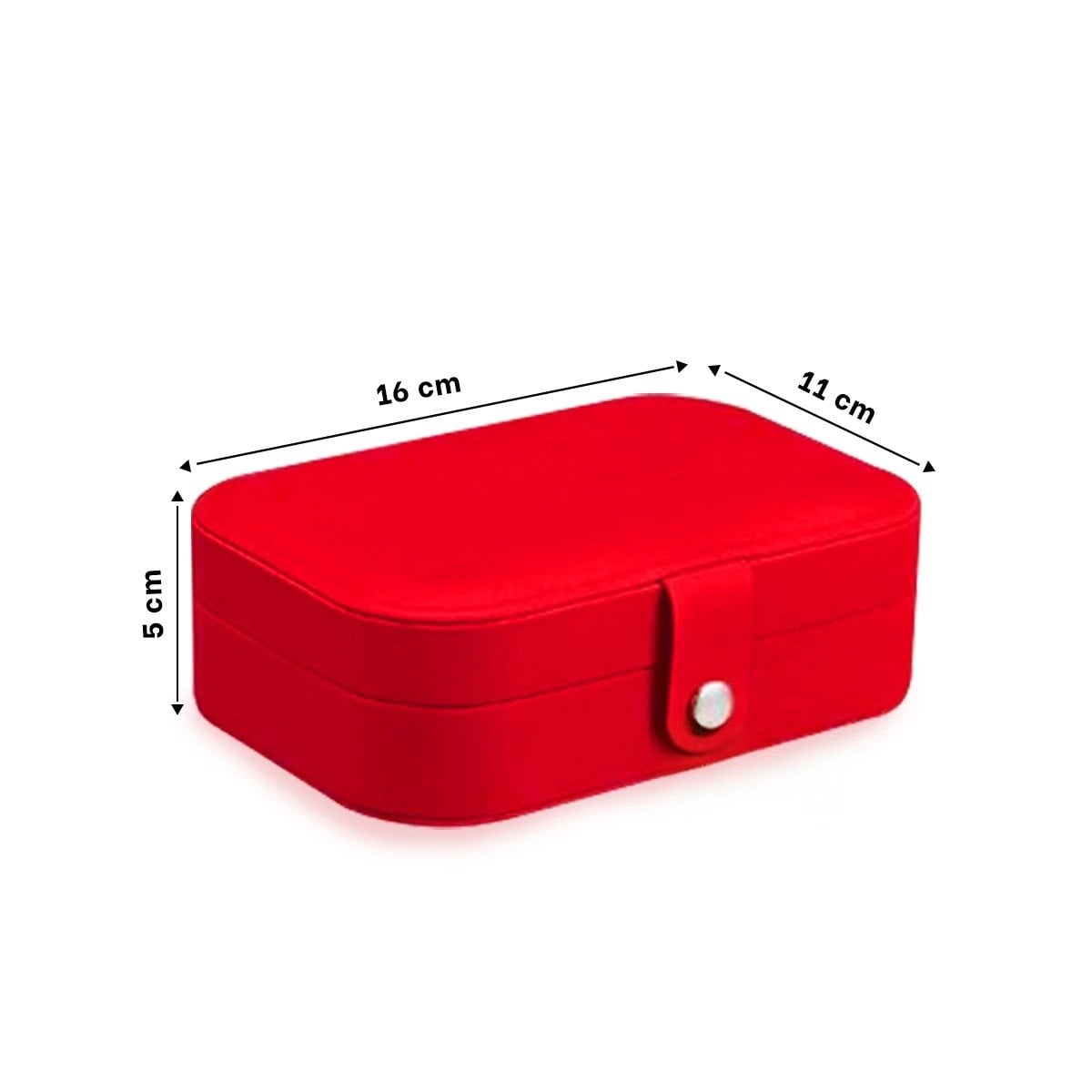 PACK6 ALHAJERO CON SEPARADORES 16X11X5 CM ROJO Y+REGALO STICKER - 4