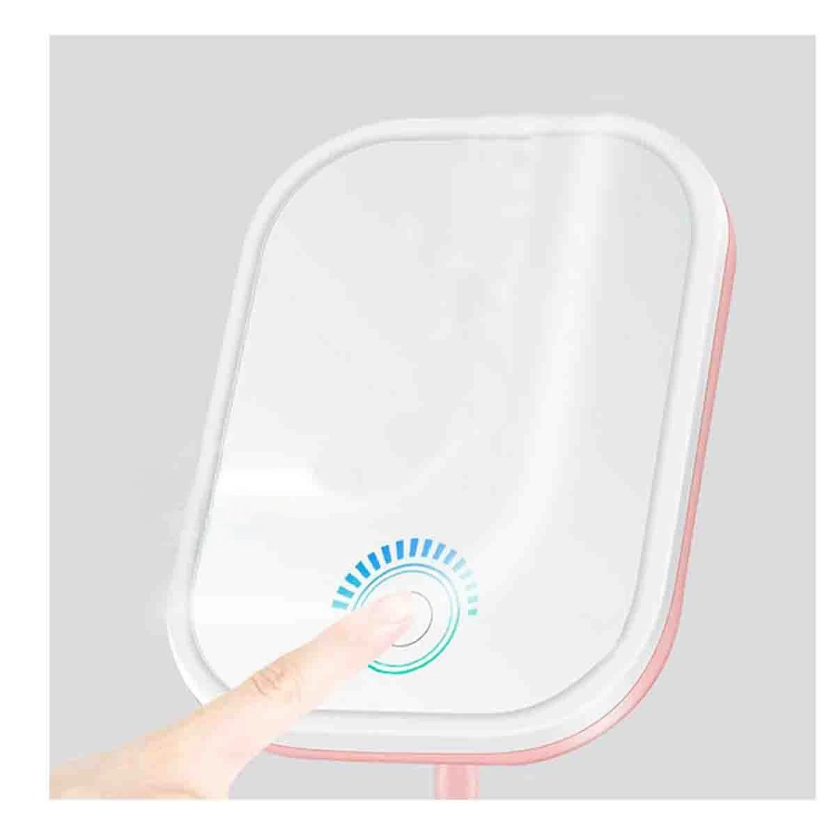 PACK4 ESPEJO CUADRADO LED TACTIL ROSADO CON CONTROL DE INTENSIDAD - 5