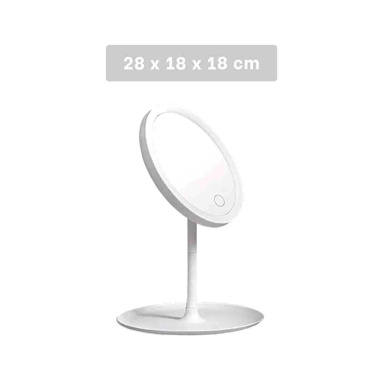 PACK4 ESPEJO CIRCULAR LED TACTIL BLANCO CON CONTROL DE INTENSIDAD - 4