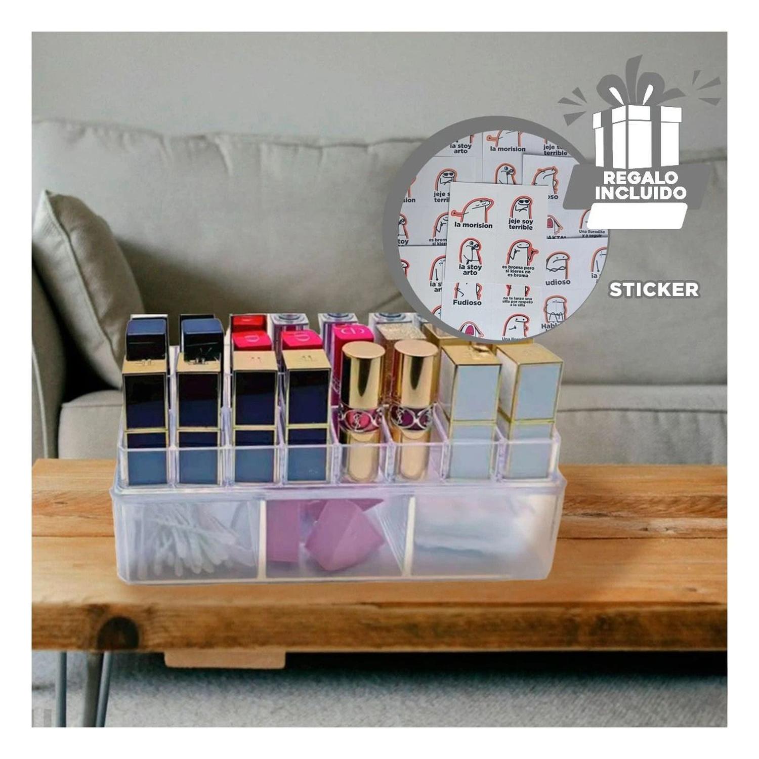 PACK12 CAJA DE USO FACIL EN TRANSPARENTE Y+REGALO STICKERS - 1