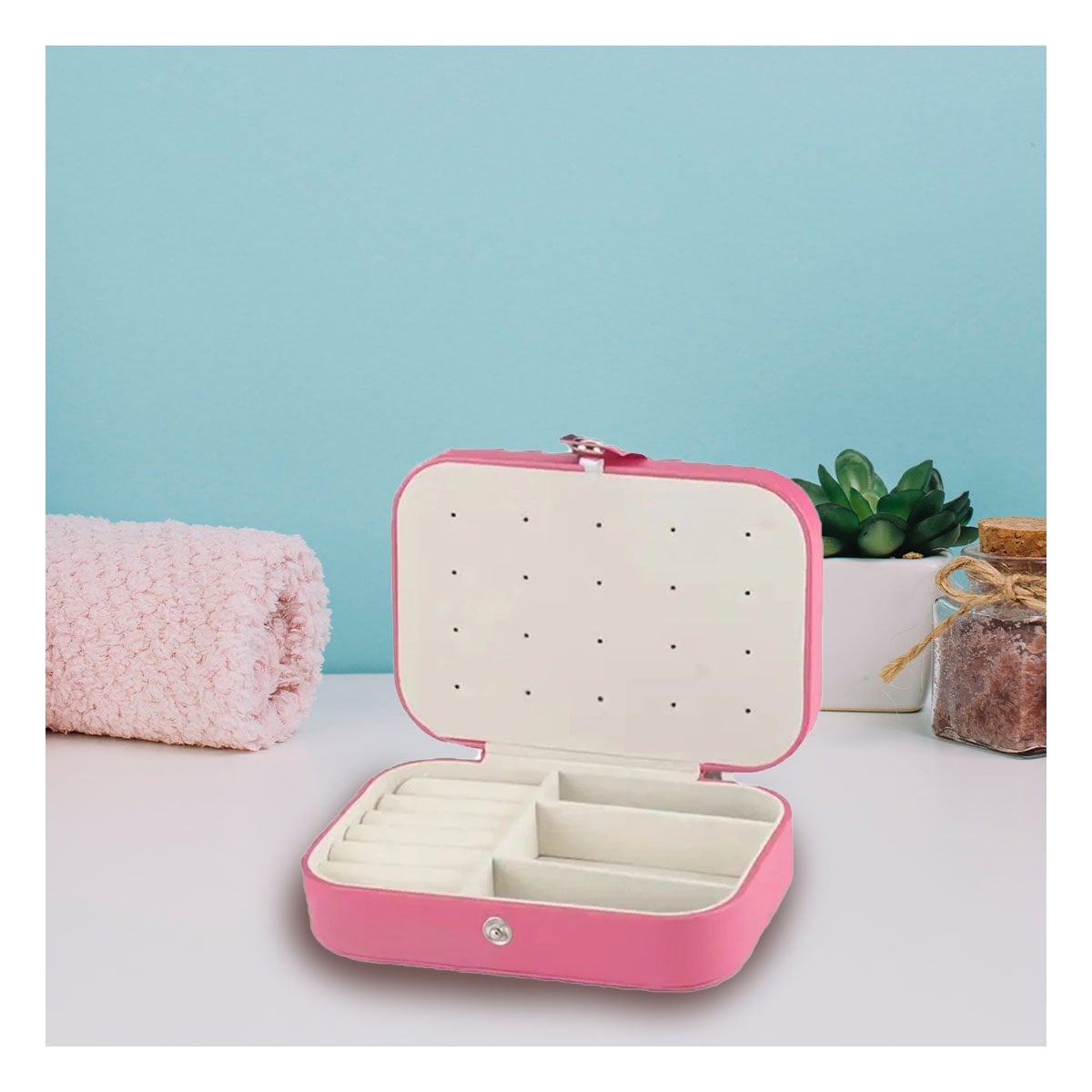 PACK4 CAJA FUCSIA 16X11X5 CM ELEGANTE Y LIGERO - 3
