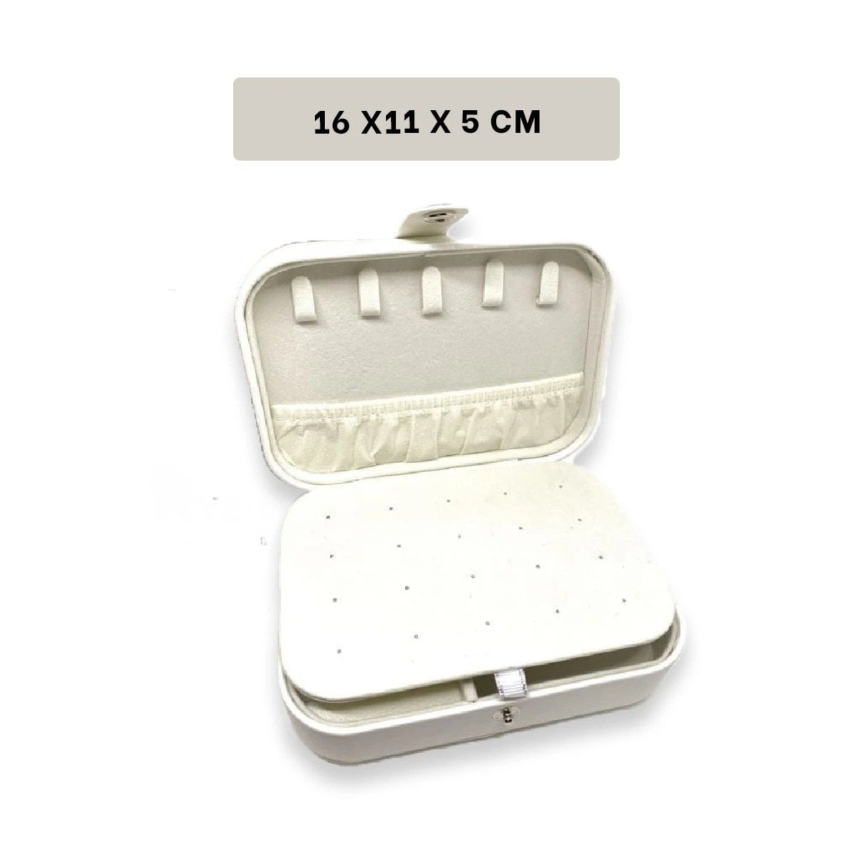 PACK2 ESTUCHE BLANCO 16X11X5 CM COMPACTO Y ELEGANTE Y+REGALO STICKER - 4