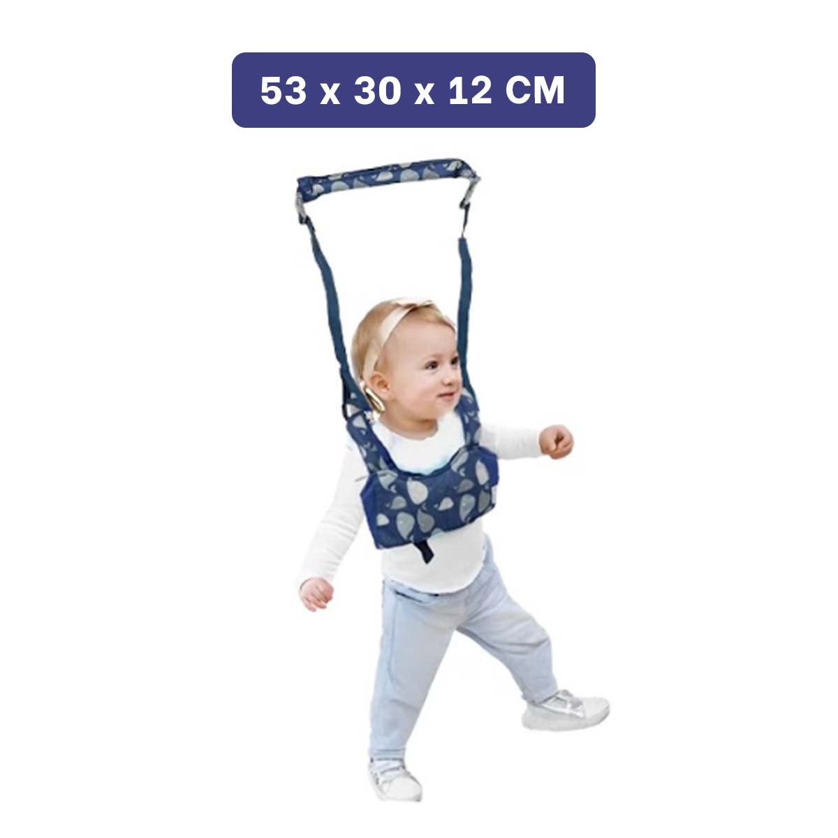 PACK4 ARNES REGULABLE BEBE AZUL DISEÑO BALLENA SEGURO Y COMODO Y+REGALO STICKER - 4