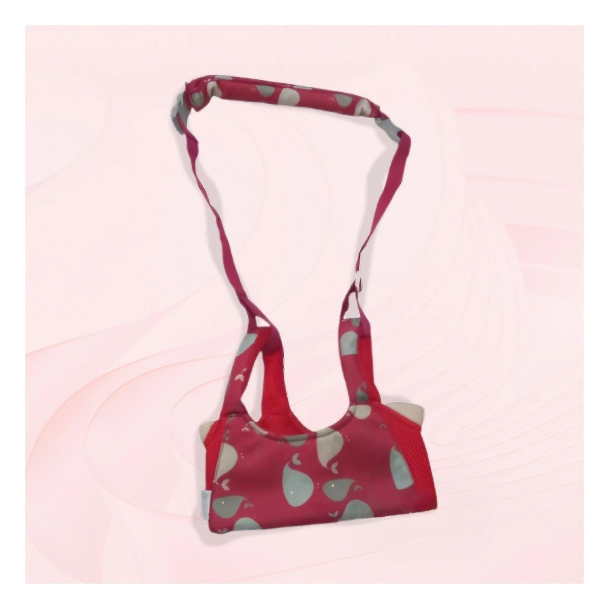 PACK2 CINTURON CAMINADOR INFANTIL BEBE ROJO DISEÑO BALLENA SEGURO Y DURADERO - 3