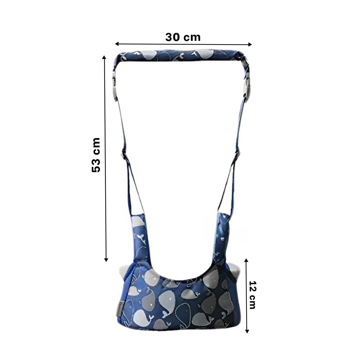 PACK2 ARNES CAMINADOR INFANTIL BEBE AZUL DISEÑO BALLENA COMODO Y ESTABLE - 4