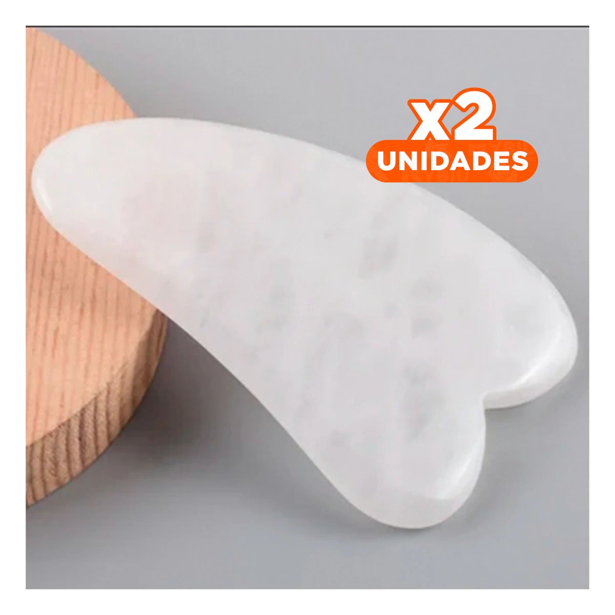 PACK2 DISPOSITIVO DE BELLEZA SET DE 3 BLANCO DE JADE PARA HIDRATACION Y RELAX Y+REGALO STICKER - 1