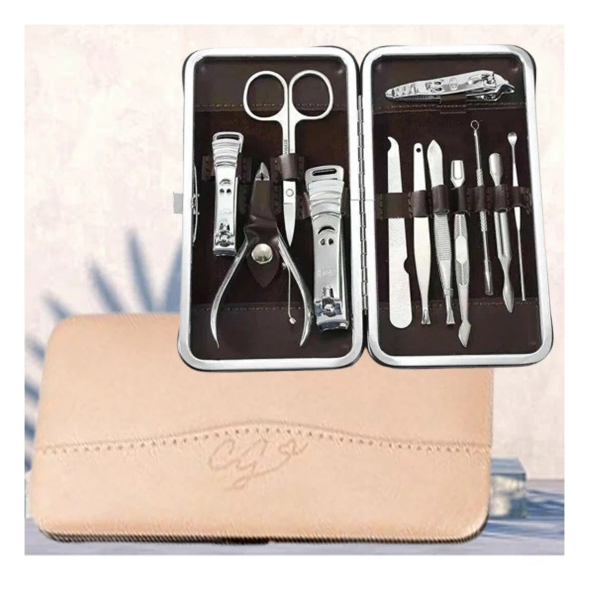 PACK4 ORGANIZADOR COMPACTO PARA BELLEZA DE UÑAS 12 PIEZAS MELON Y+PAPEL REGALO - 5