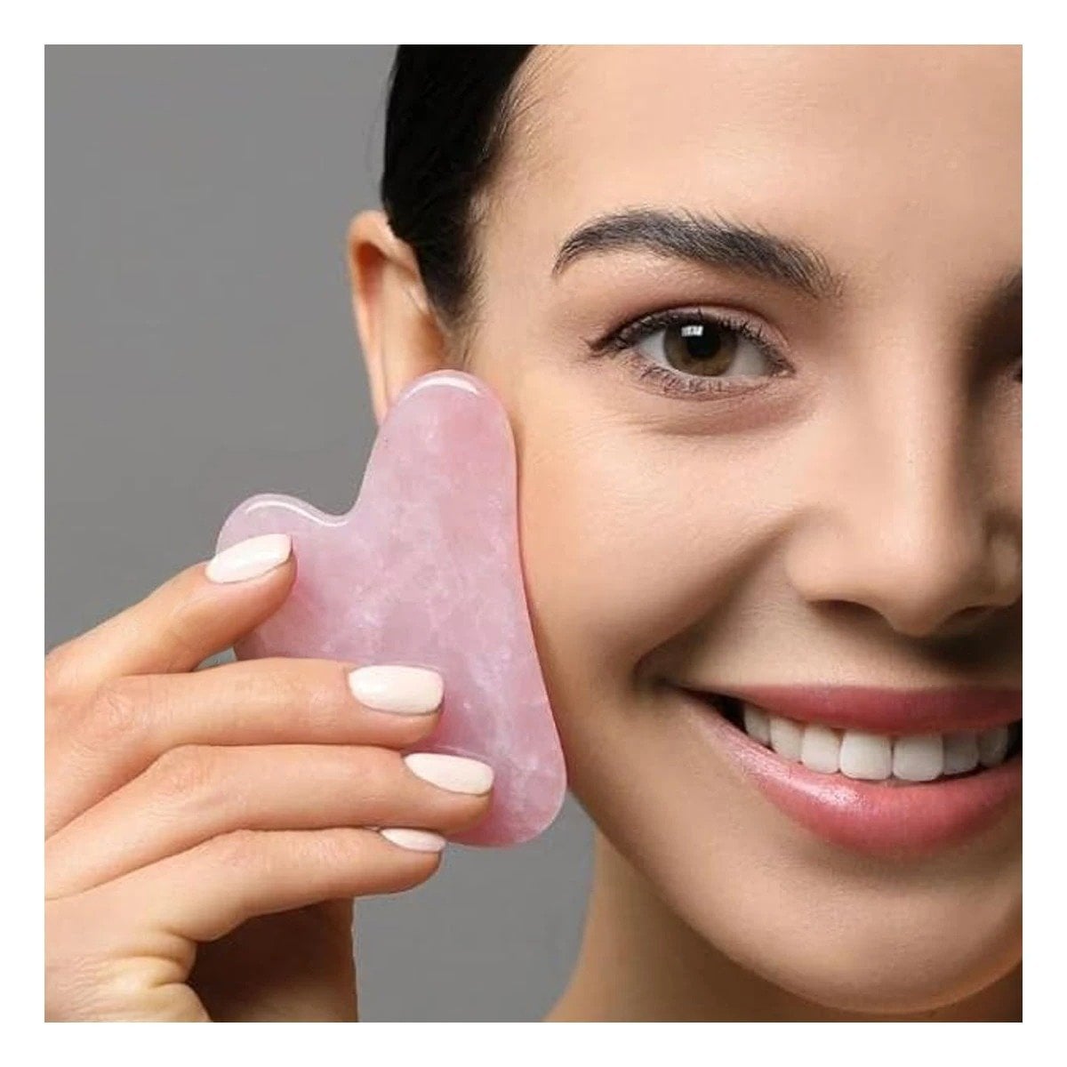 PACK2 KIT DE BELLEZA ROSADO CLARO PARA MASAJE Y ESTIMULO DEL ROSTRO Y+PAPEL REGALO - 2