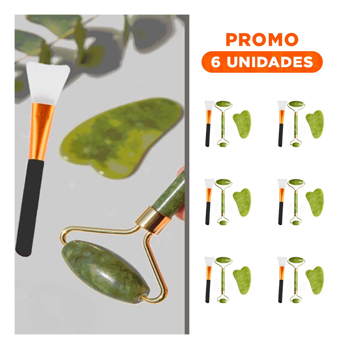PACK6 SET EFECTO COUNTORING PARA MUJER EN VERDE - 1