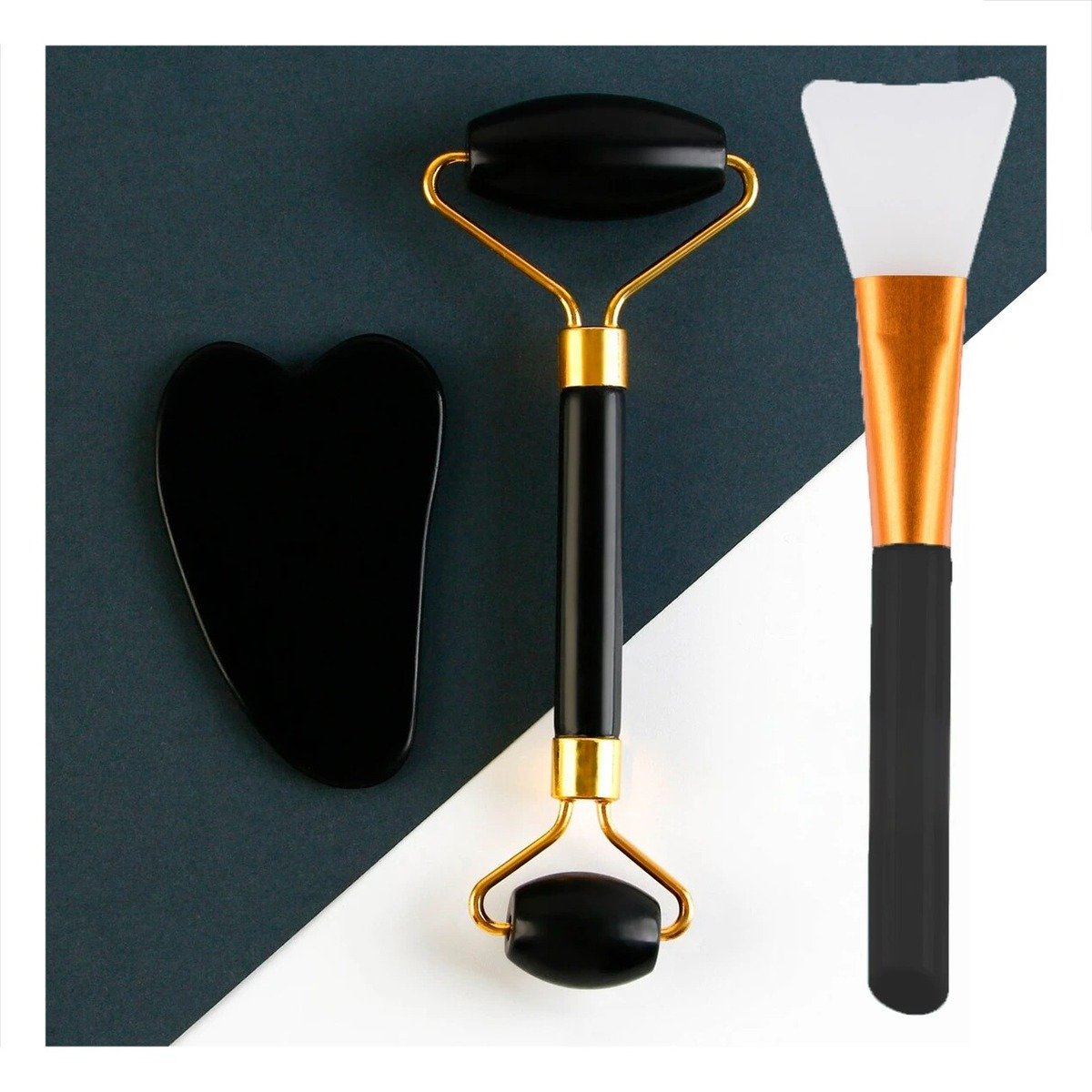 PACK6 EXTRACTOR DE BELLEZA SET DE 3 NEGRO DE JADE PARA HIDRATACION Y RELAX Y+PAPEL REGALO - 5