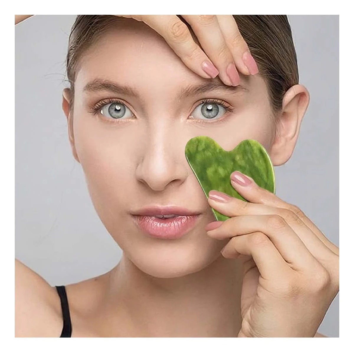 PACK12 RODILLO DE BELLEZA VERDE PARA SUAVIDAD Y ESTIMULO DEL ROSTRO Y+REGALO STICKER - 3