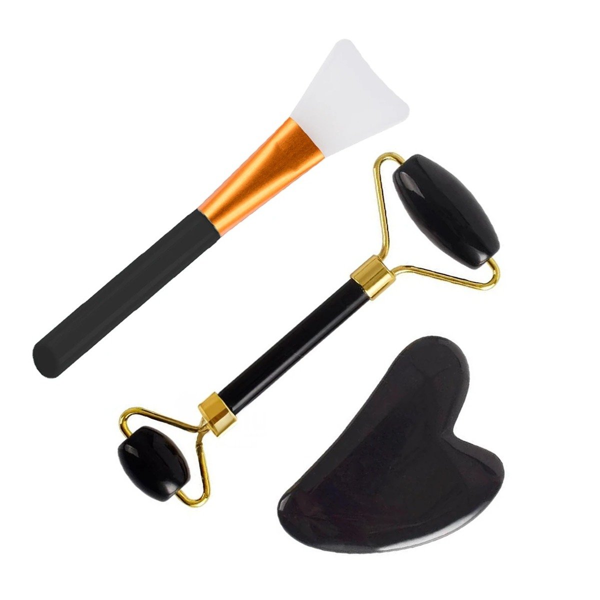 PACK6 INSTRUMENTO NEGRO SET DE 3 DE JADE PARA SPA Y RELAJACION DIARIA Y+REGALO STICKER - 2