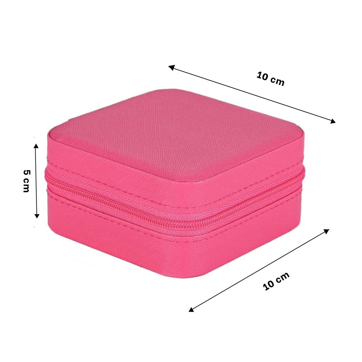 PACK2 SET JOYERO MINI PORTATIL PARA MUJER EN FUCSIA - 4