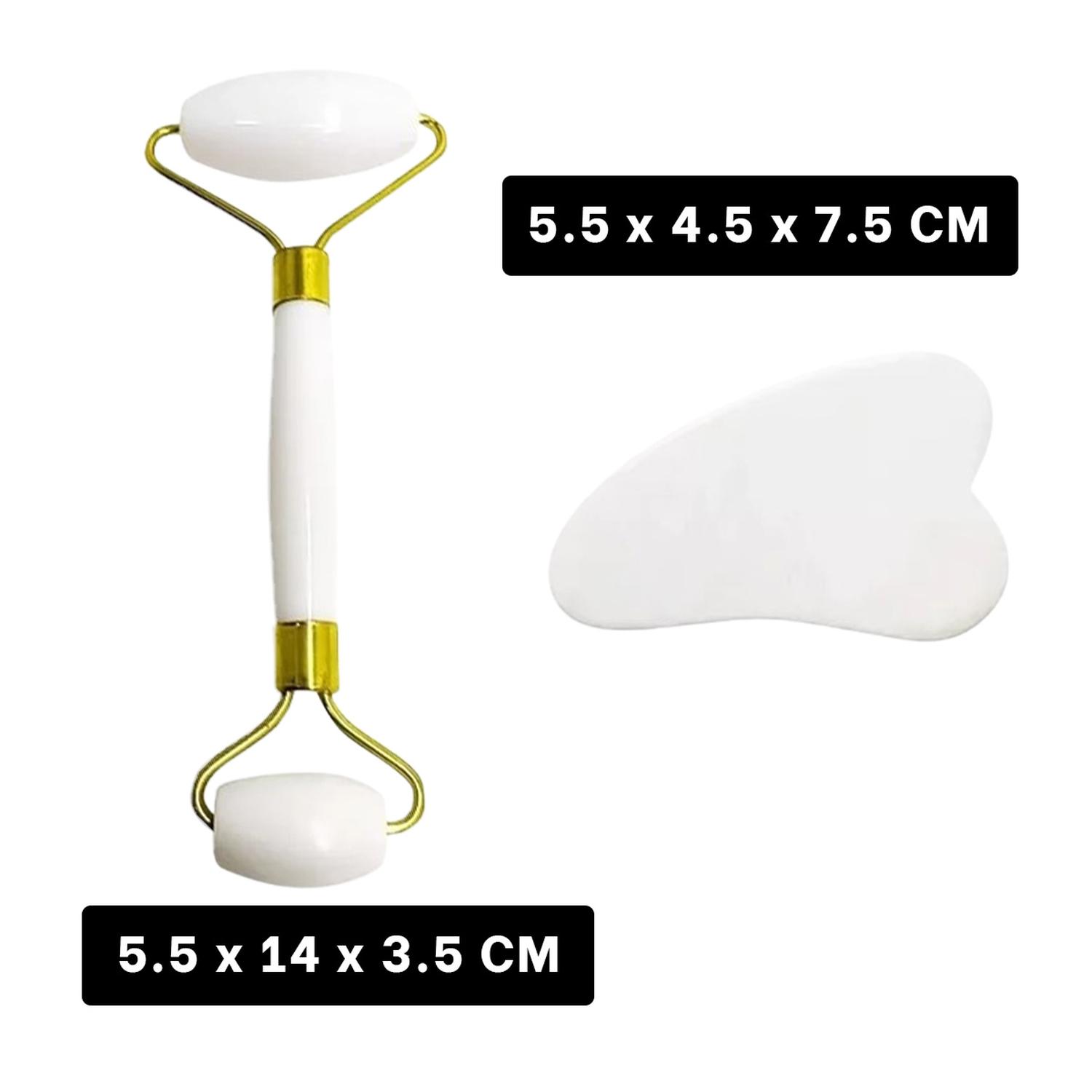 MASAJEADOR DE DOBLE SET PARA CARA BLANCO Y+REGALO STICKERS - 5