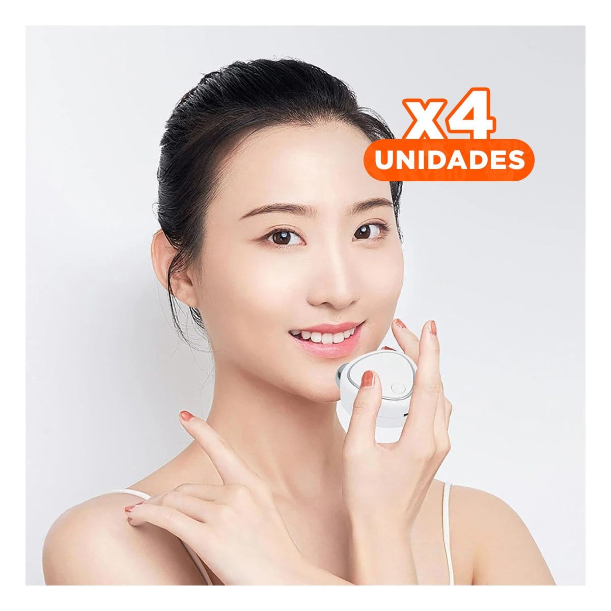 PACK4 EQUIPO DE BELLEZA TRIANGULO DE DOBLE RODILLO BLANCO PARA MANTENER LA PIEL SUAVE - 1