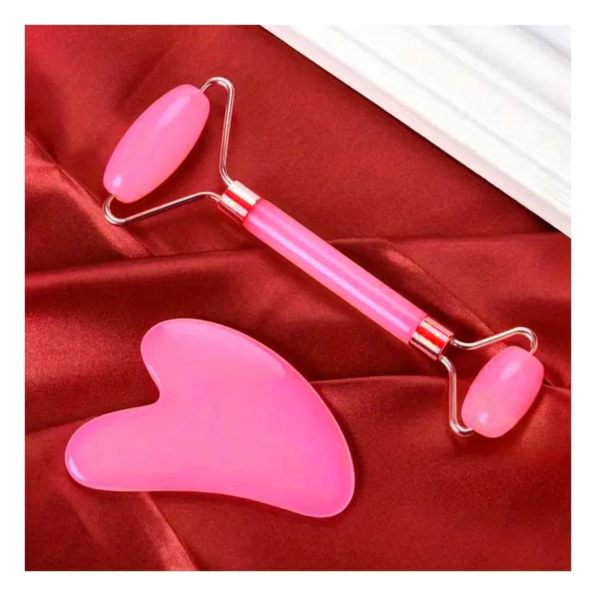 PACK4 EXTRACTOR FACIAL SET DE 2 DE PLASTICO ROSADO PARA CUIDADO Y RELAJACION DEL ROSTRO - 5