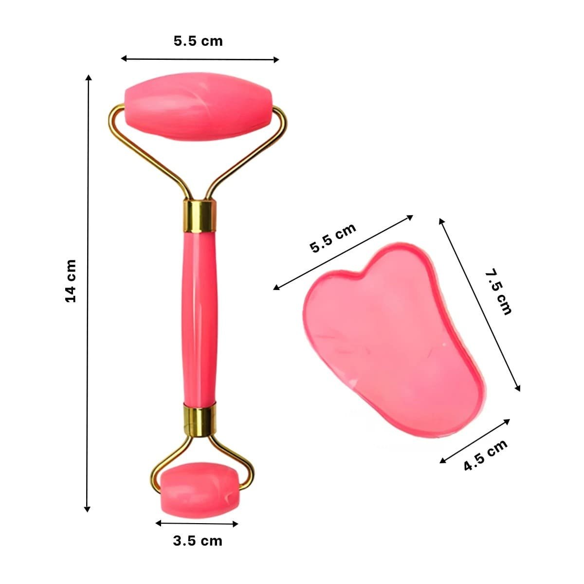 PACK6 EXTRACTOR FACIAL ROSADO SET DE 2 DE PLASTICO PARA REJUVENECIMIENTO Y TONIFICACION - 4