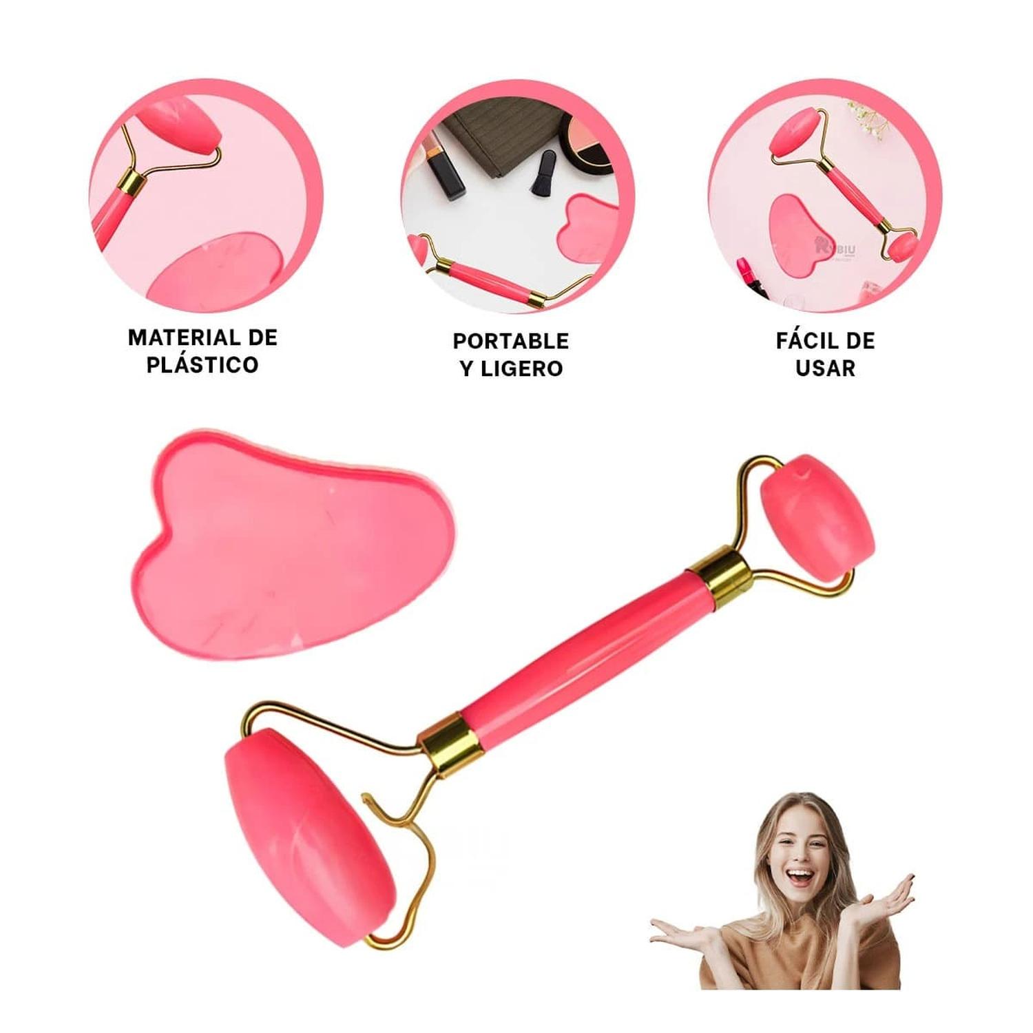 PACK12 SET DE PLASTICO DOBLE MASAJEADOR EN COLOR ROSADO - 5