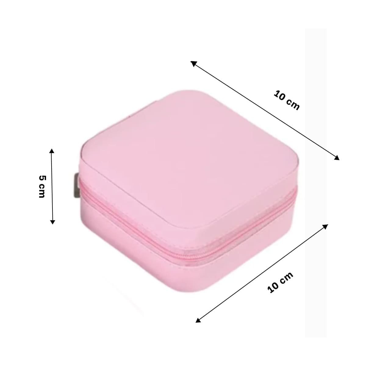 PACK6 COFRE ROSADO CLARO MINI JOYERO PORTATIL PARA MUJER - 4