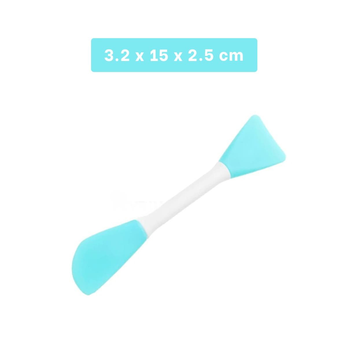 PACK12 RASPADOR DOBLE PUNTA CELESTE PARA CREMAS Y MASCARILLAS DE MANERA PRACTICA - 4