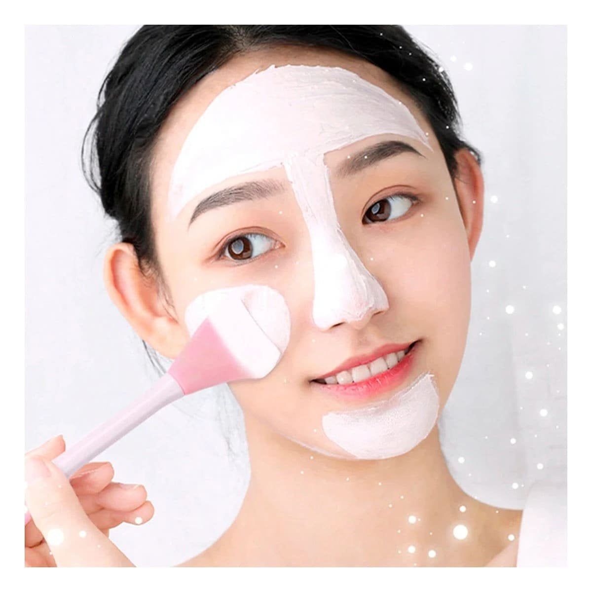 PACK4 ESPATULA DE SPA ROSADO PARA DISTRIBUIR CREMAS Y MASCARILLAS Y+REGALO STICKER - 3