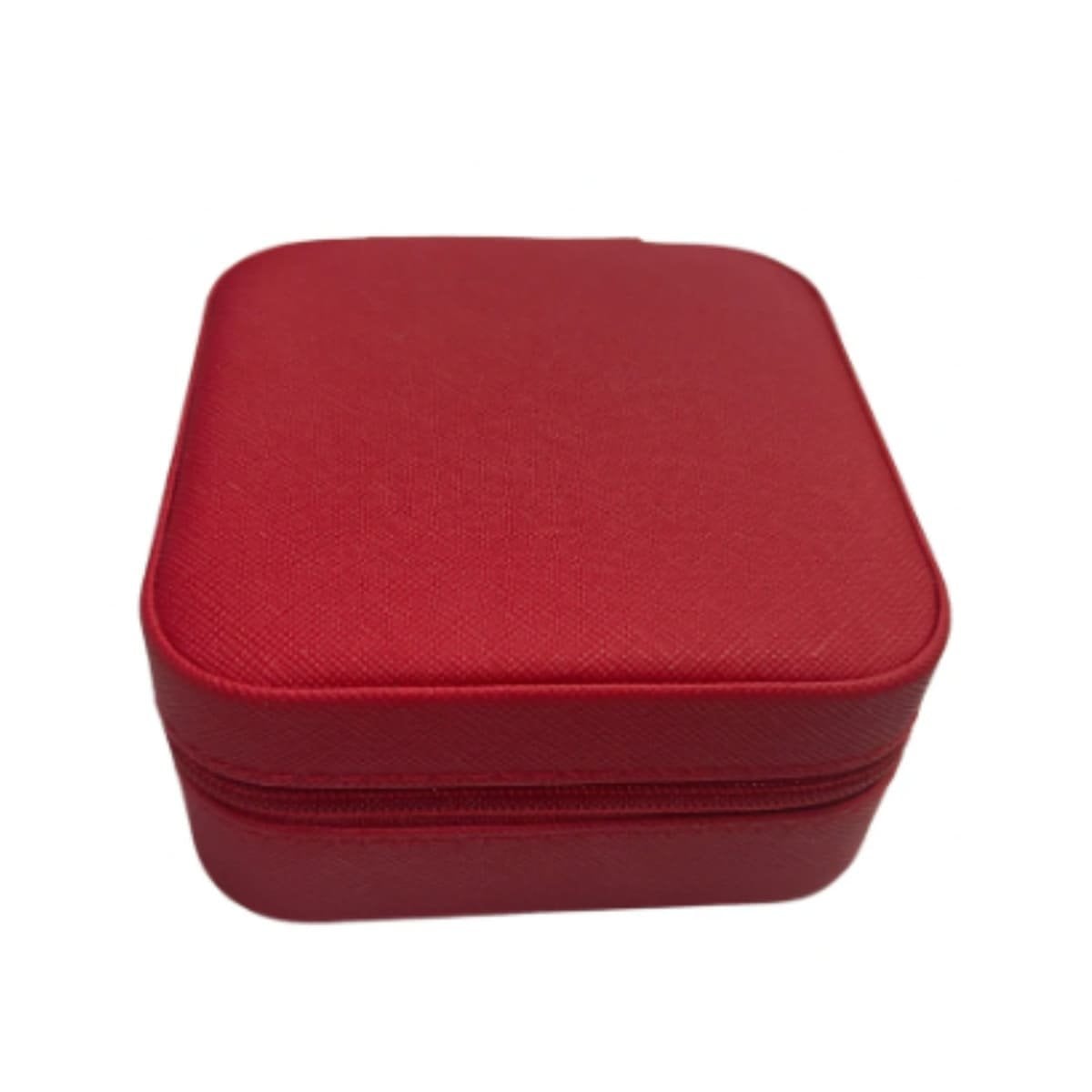 FORMATO JOYERO MINI PORTATIL PARA MUJER EN ROJO Y+PAPEL REGALO - 1
