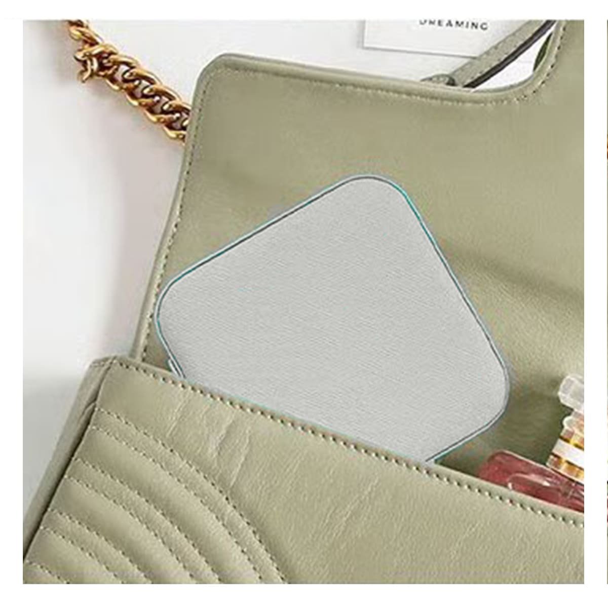 PACK6 COFRE GRIS AGUA MINI JOYERO PORTATIL PARA MUJER - 5