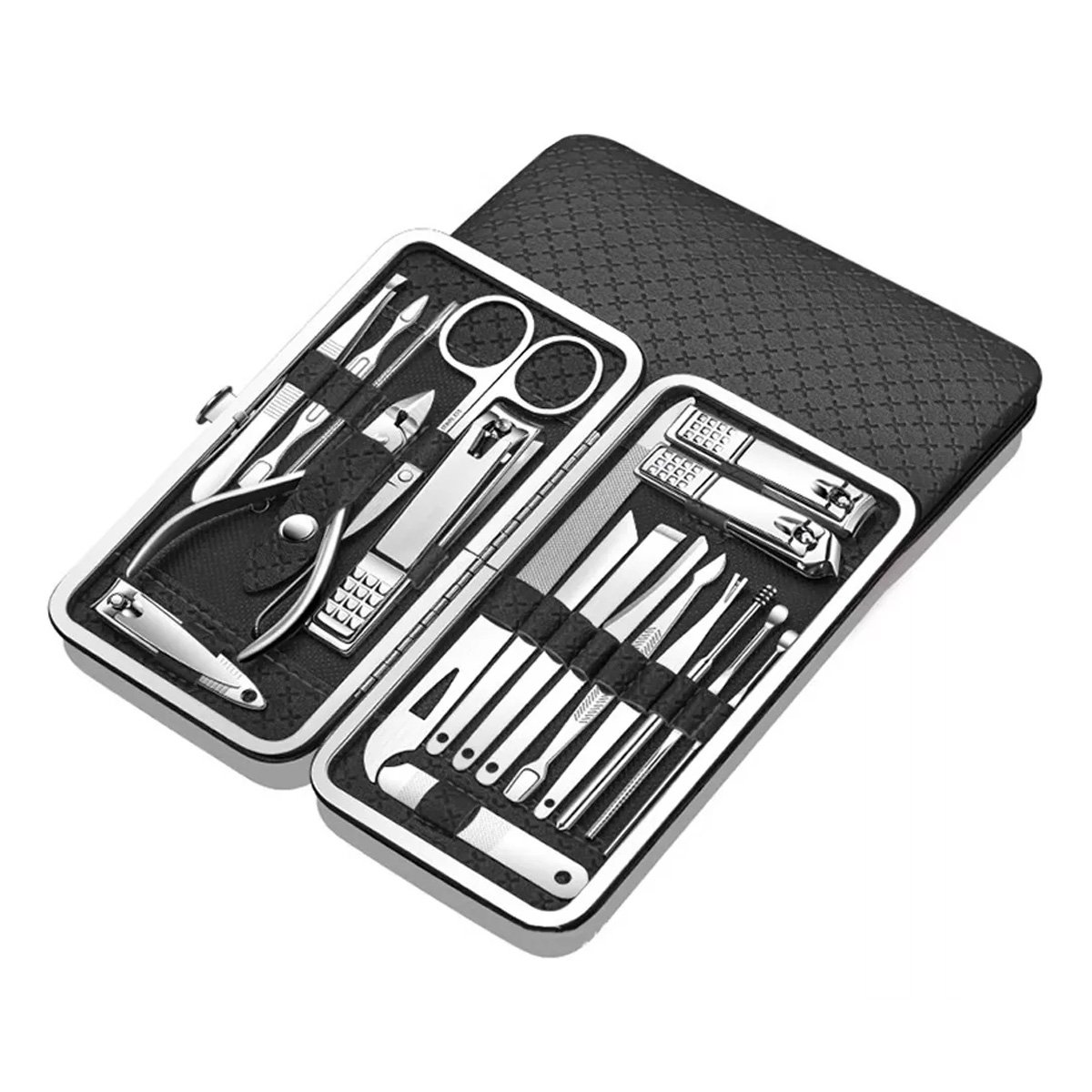 LINEA MANICURE Y PEDICURE 16 PIEZAS EN NEGRO Y+LIGAS REGALO - 3