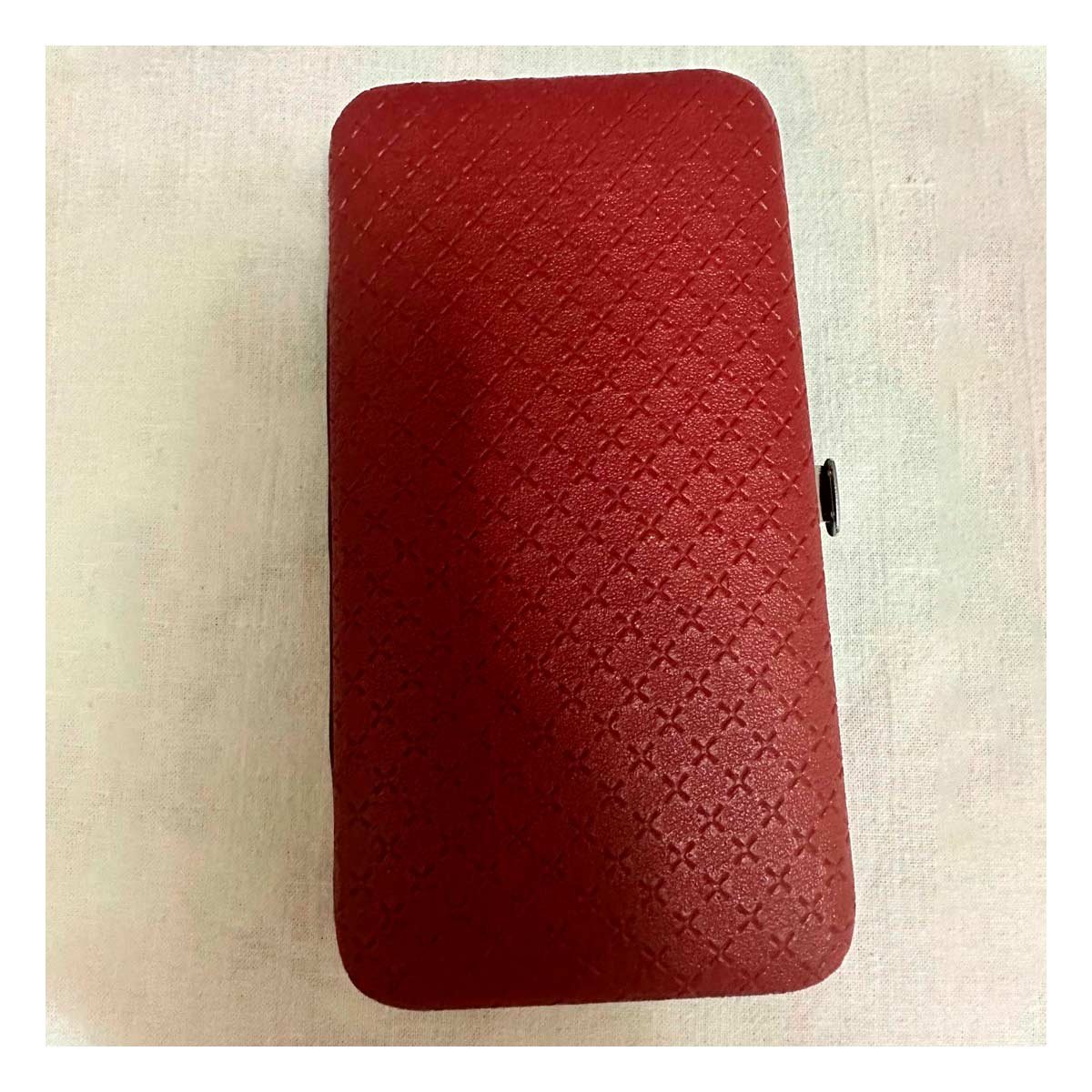 PACK4 ESTUCHE GUINDA DE MANICURE Y PEDICURE 16 PIEZAS - 2