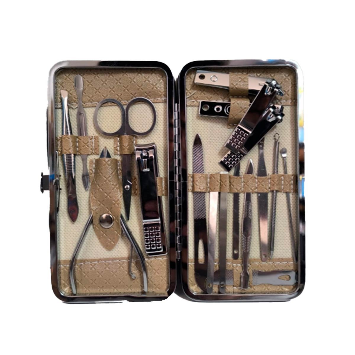 FORMATO MANICURE Y PEDICURE 16 PIEZAS EN MOSTAZA Y+REGALO STICKER - 3