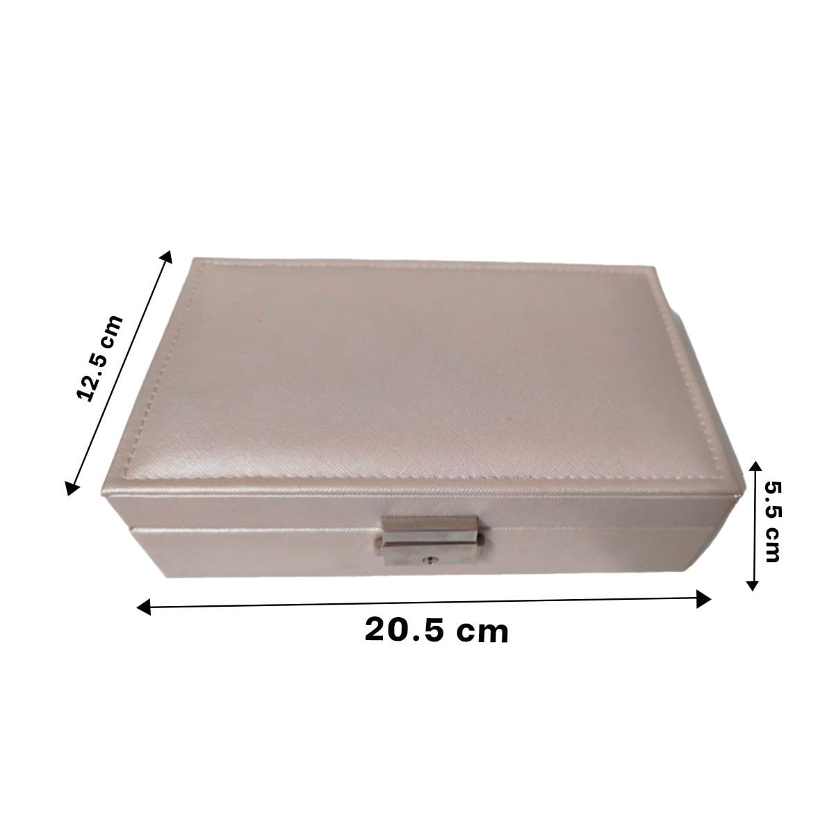 PACK12 FORMATO BEIGE BRILLANTE RECTANGULAR 20,5X12,5X5,5 CM PARA JOYAS Y+REGALO STICKER - 4