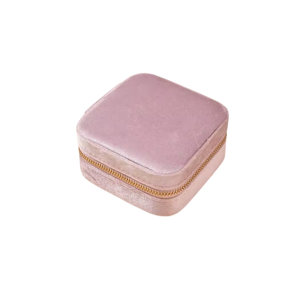PACK4 ORGANIZADOR PARA MUJER TERCIOPELO ROSADO COMPACTO Y+PAPEL REGALO - 3