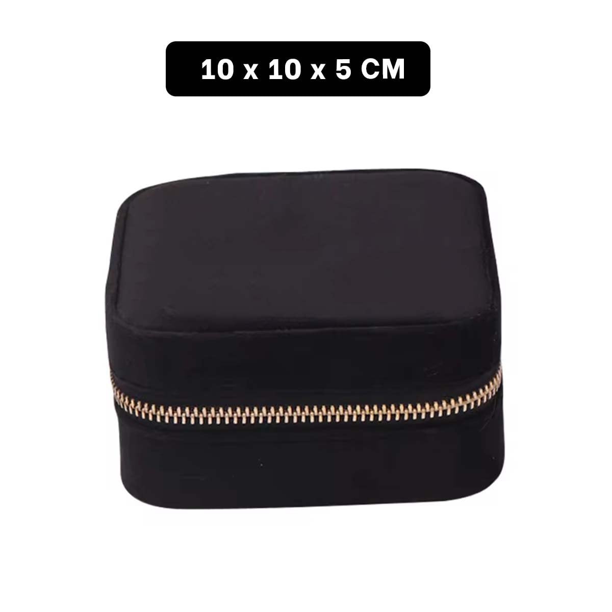 PACK6 COFRE PARA MUJER TERCIOPELO NEGRO COMPACTO Y+PAPEL REGALO - 4
